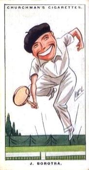1928 Churchman's Men of the Moment In Sport #36 Jean Borotra Front