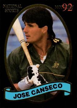 1992 National Sports Monthly (unlicensed) #NNO Jose Canseco Front