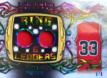 2022 Leaf In The Game Used Sports - Ring Leaders Purple #RL-29 Scottie Pippen Front