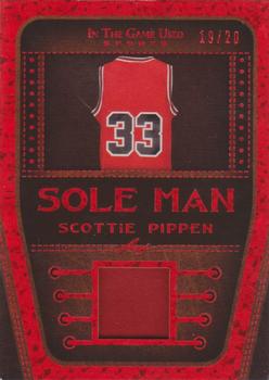 2022 Leaf In The Game Used Sports - Sole Man Bronze #SM-20 Scottie Pippen Front