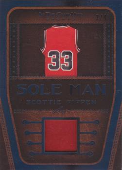 2022 Leaf In The Game Used Sports - Sole Man Black #SM-20 Scottie Pippen Front