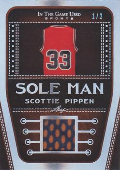 2022 Leaf In The Game Used Sports - Sole Man Silver #SM-20 Scottie Pippen Front