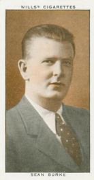1936 Wills’s Irish Sportsmen #5 Sean Burke Front