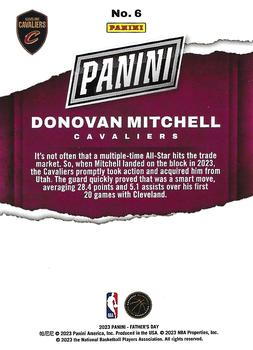 2023 Panini Father's Day #6 Donovan Mitchell Back