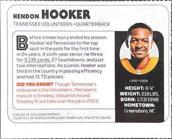 2023 Sports Illustrated for Kids #1058 Hendon Hooker Back