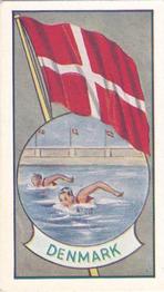 1936 Allen's Sports and Flags of Nations - Steam Rollers #28 Denmark Front