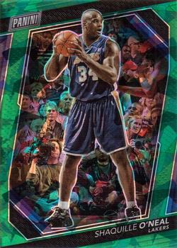 2023 Panini National Convention Gold VIP - Green Sparkle #38 Shaquille O'Neal Front