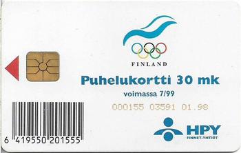 1995-01 HPY Phonecards (Finnish) #HPY-E83 Jari Kurri Back