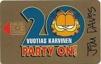 1995-01 HPY Phonecards (Finnish) #HPY-E85 Garfield 20 Years Front