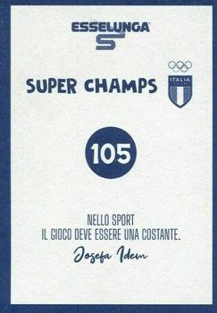 2021 Esselunga Super Champs Stickers #105 Daniele Garozzo Back