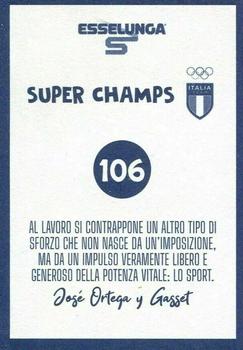 2021 Esselunga Super Champs Stickers #106 Alice Volpi Back