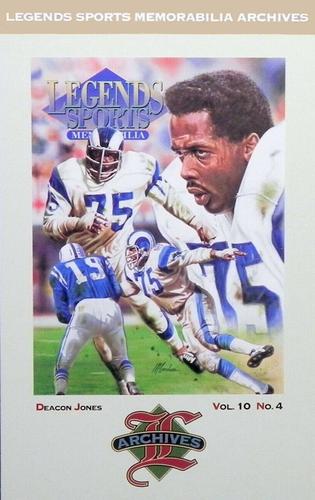 1998 Legends Sports Memorabilia Archives Postcards #NNO Deacon Jones Front