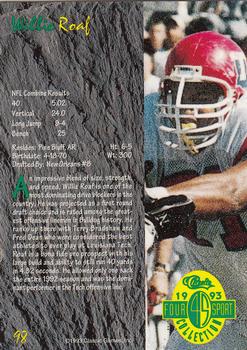1993 Classic Four Sport #98 Willie Roaf Back