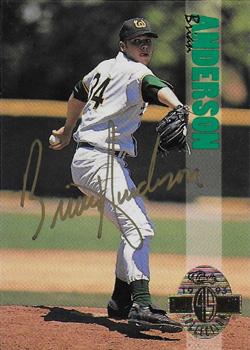 1993 Classic Four Sport - Autographs #NNO Brian Anderson Front
