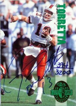 1993 Classic Four Sport - Autographs #NNO Gino Torretta Front