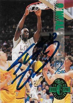 1993 Classic Four Sport - Autographs #NNO Shaquille O'Neal Front