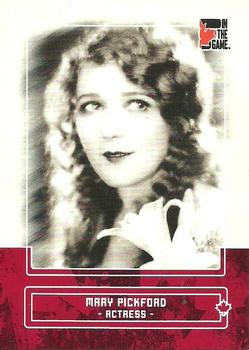 2011 In The Game Canadiana #63 Mary Pickford Front