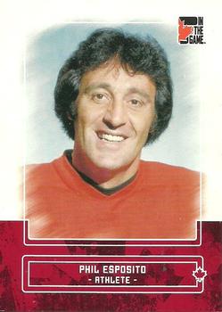 2011 In The Game Canadiana #72 Phil Esposito Front