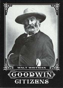 2011 Upper Deck Goodwin Champions - Goodwin Citizens #GC-7 Walt Whitman Front