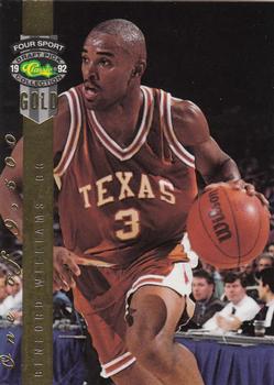 1992 Classic Four Sport - Gold #14 Benford Williams Front