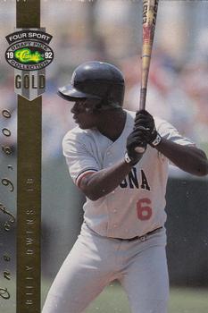1992 Classic Four Sport - Gold #278 Billy Owens Front