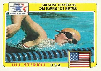 1983 Topps Greatest Olympians #12 Jill Sterkel Front