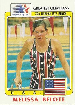 1983 Topps Greatest Olympians #68 Melissa Belote Front