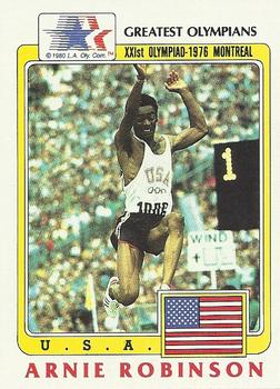 1983 Topps Greatest Olympians #7 Arnie Robinson Front