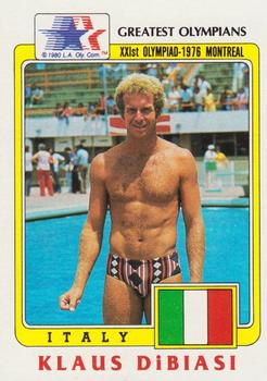 1983 Topps Greatest Olympians #80 Klaus Dibiasi Front