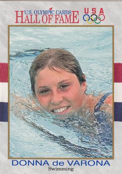 1991 Impel U.S. Olympic Hall of Fame #37 Donna de Varona Front