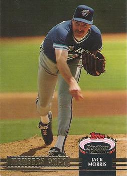 1992 Stadium Club Members Only #NNO Jack Morris Front