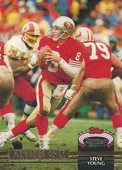 1992 Stadium Club Members Only #NNO Steve Young Front