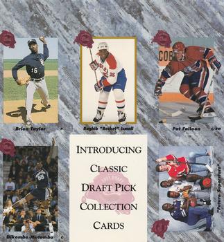1991 Classic Four Sport #NNO Classic Draft Pick Collection Promo Front