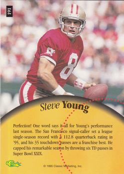 1995 Classic Five Sport #191 Steve Young Back