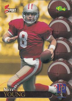 1995 Classic Five Sport #191 Steve Young Front