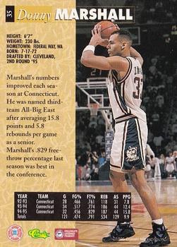 1995 Classic Five Sport #35 Donny Marshall Back