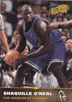 1996-97 Score Board All Sport PPF #1 Shaquille O'Neal Front