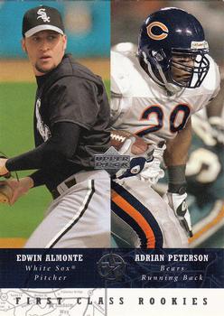 2002-03 UD SuperStars #260 Edwin Almonte / Adrian Peterson Front