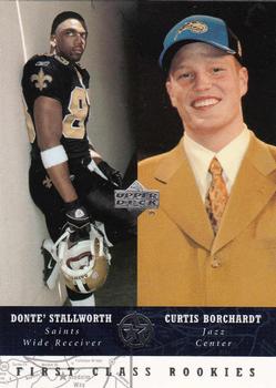 2002-03 UD SuperStars #280 Donte Stallworth / Curtis Borchardt Front