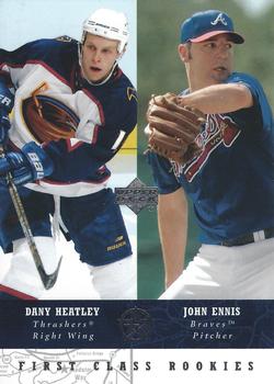 2002-03 UD SuperStars #255 Dany Heatley / John Ennis Front