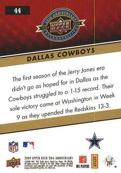 2009 Upper Deck 20th Anniversary #44 Dallas Cowboys Back