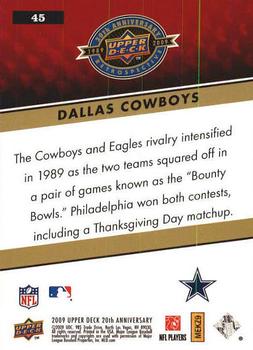 2009 Upper Deck 20th Anniversary #45 Dallas Cowboys Back