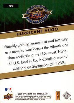2009 Upper Deck 20th Anniversary #84 Hurricane Hugo Back