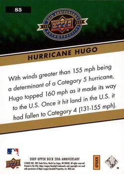 2009 Upper Deck 20th Anniversary #85 Hurricane Hugo Back