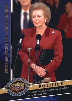 2009 Upper Deck 20th Anniversary #174 Margaret Thatcher Front