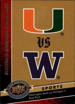 2009 Upper Deck 20th Anniversary #500 Football National Champions Front