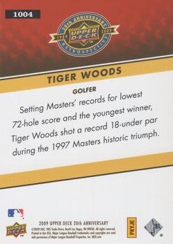 2009 Upper Deck 20th Anniversary #1004 Tiger Woods Back