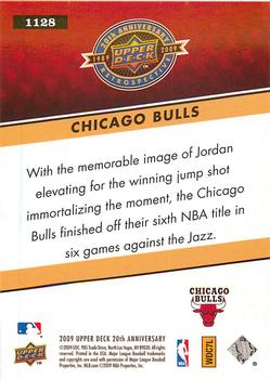 2009 Upper Deck 20th Anniversary #1128 Chicago Bulls Back