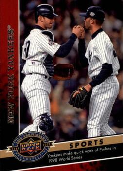2009 Upper Deck 20th Anniversary #1157 New York Yankees Front