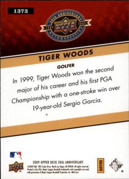 2009 Upper Deck 20th Anniversary #1373 Tiger Woods Back